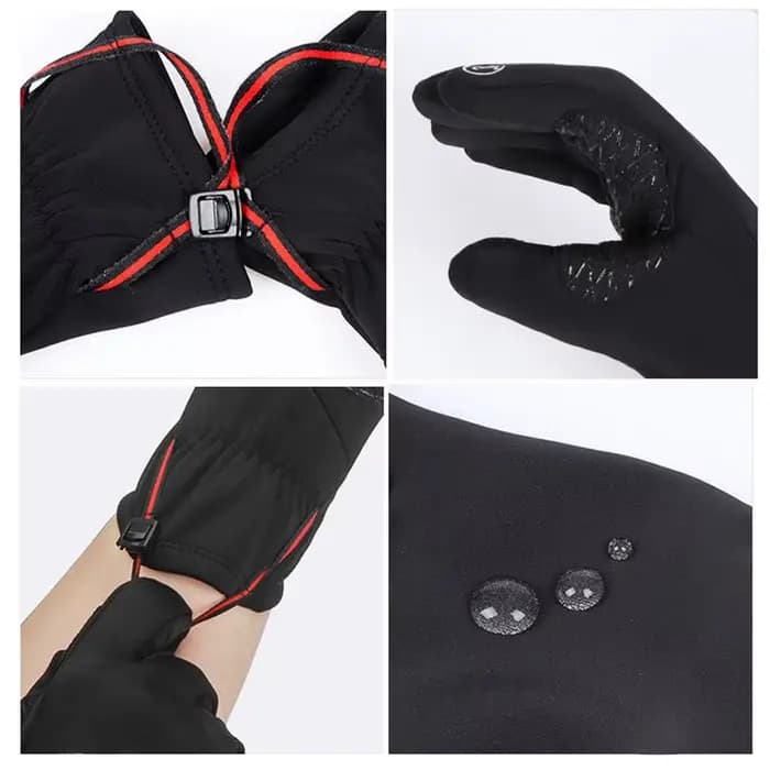 Gants chauffants d'hiver pour femmes