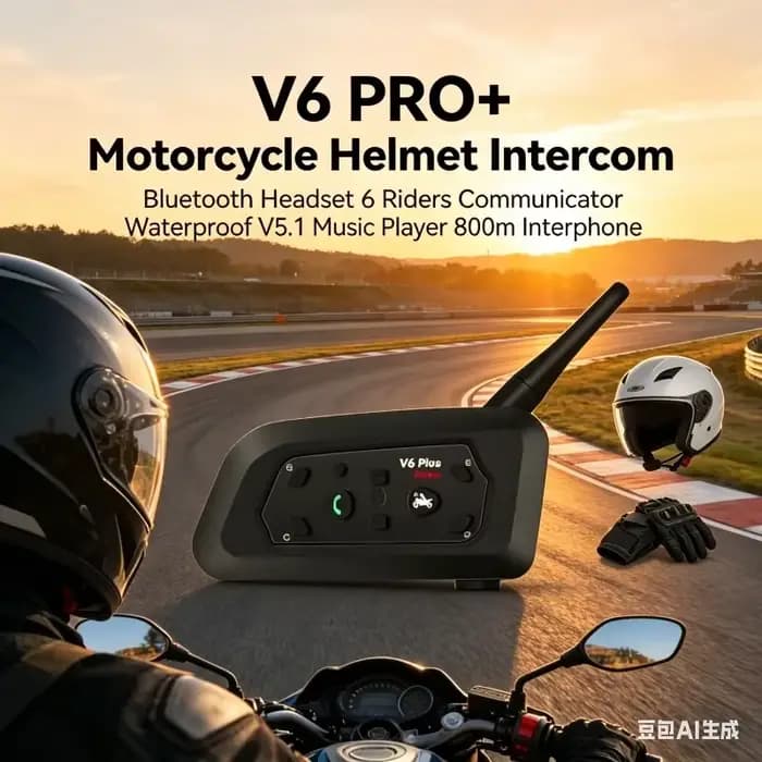 Casque de moto universel avec intercom Bluetooth