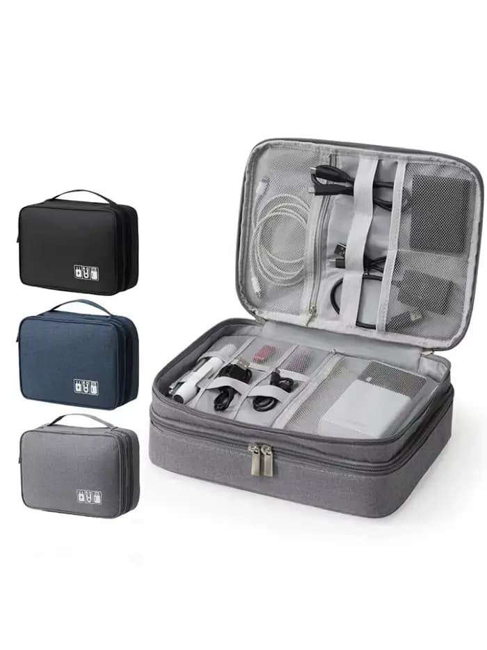 Sac numérique multifonctionnel, câble de données, casque, disque dur, alimentation, sac à main numérique, accessoire électronique, sac de rangement