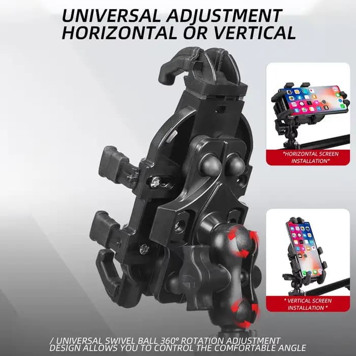 Support de téléphone à Absorption des chocs pour moto et vélo