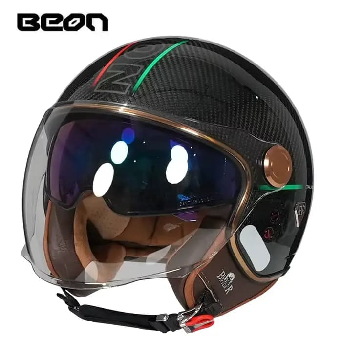Casque de moto BEON BR20 en fibre de carbone ultra léger