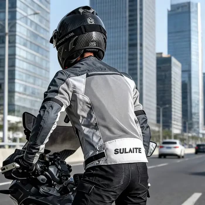 Veste d'été en maille respirante pour Moto