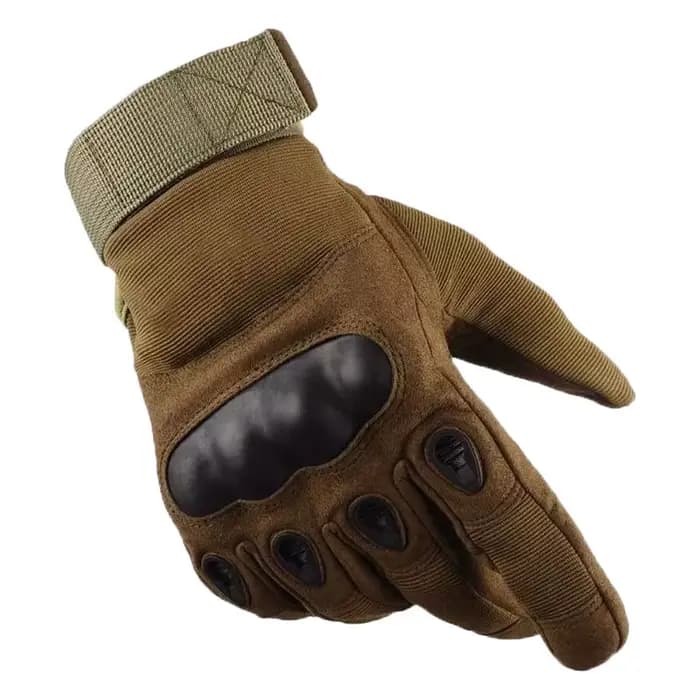Gants tactiques à coque rigide en cuir Super Fiber pour hommes