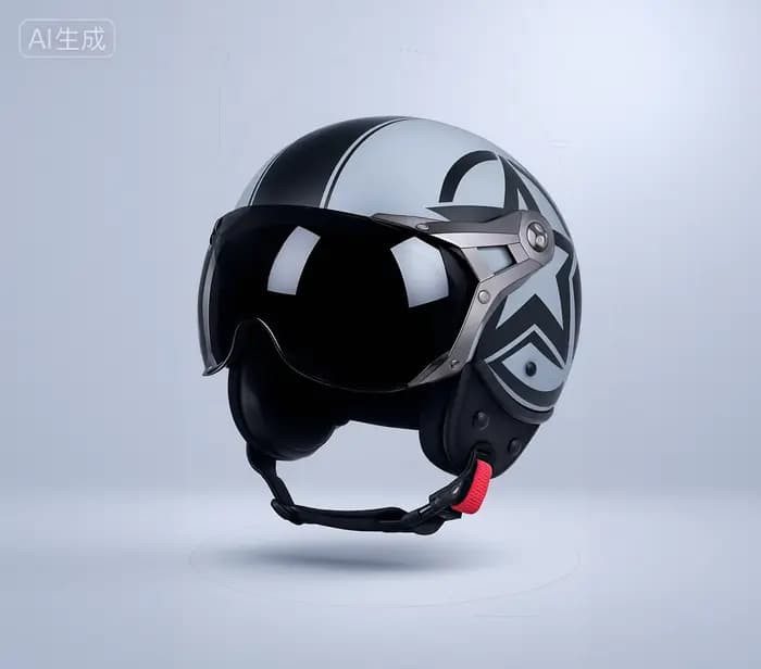 Casque Moto Professionnel Style Français