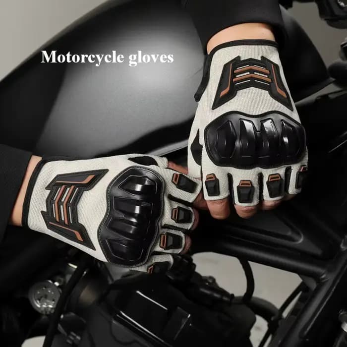 Gants de moto demi-doigt