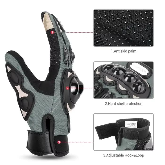 Nouveaux gants de moto d'été pour hommes et femmes
