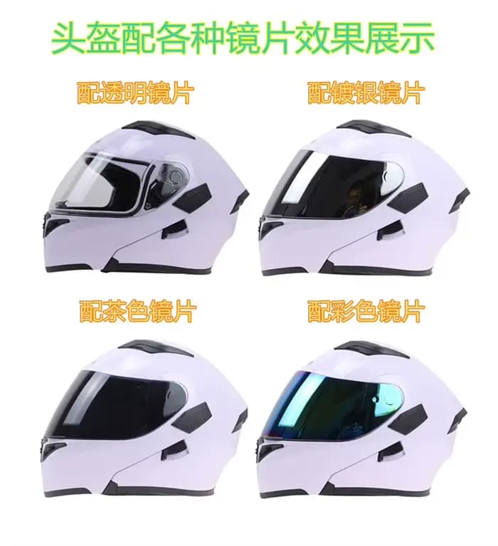 Visière universelle pour casque de moto AGV K1/K3SV/K5 & AIS GXT902/JK902 - Accessoires de lentille anti-buée et résistants aux rayures