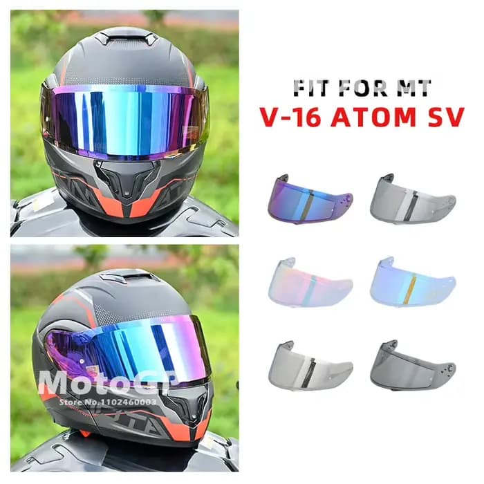 Visière de casque de moto pour MT-V-16 ATOM SV pour MT Disposter