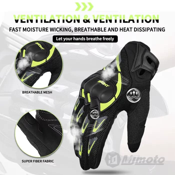 Suomy gants de Moto été maille respirant