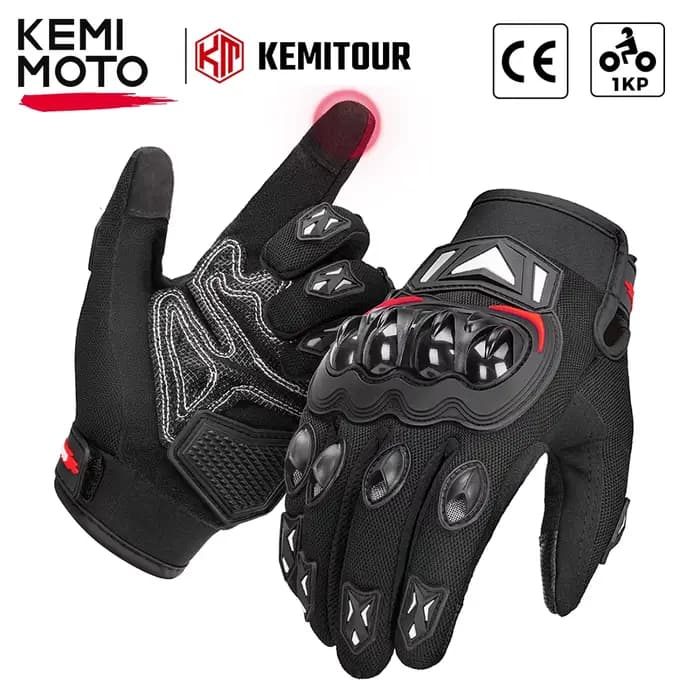 KEMITOUR été Moto gants CE écran tactile sport