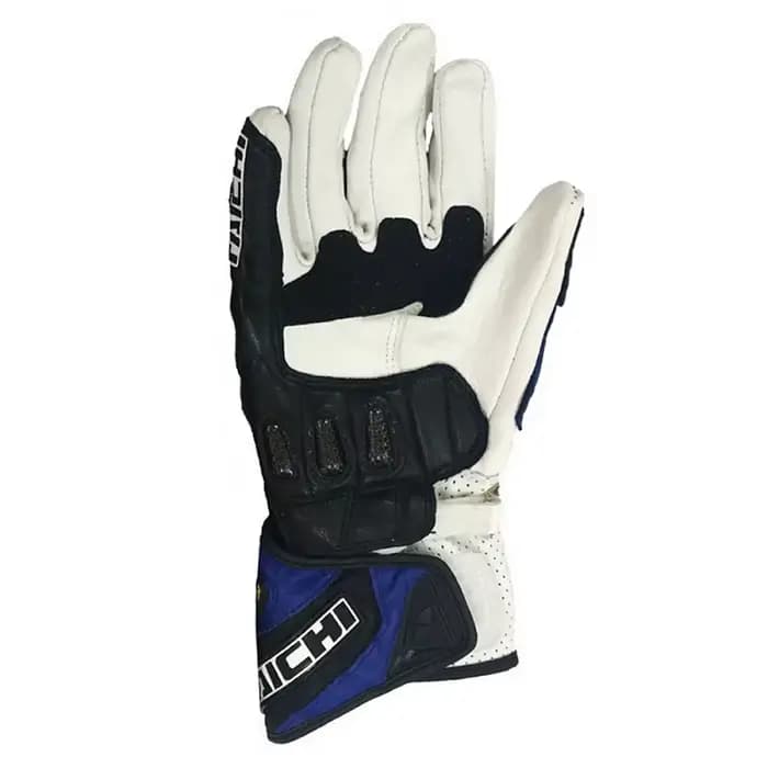Gants de Protection de Moto en Cuir et Fibre de Carbone