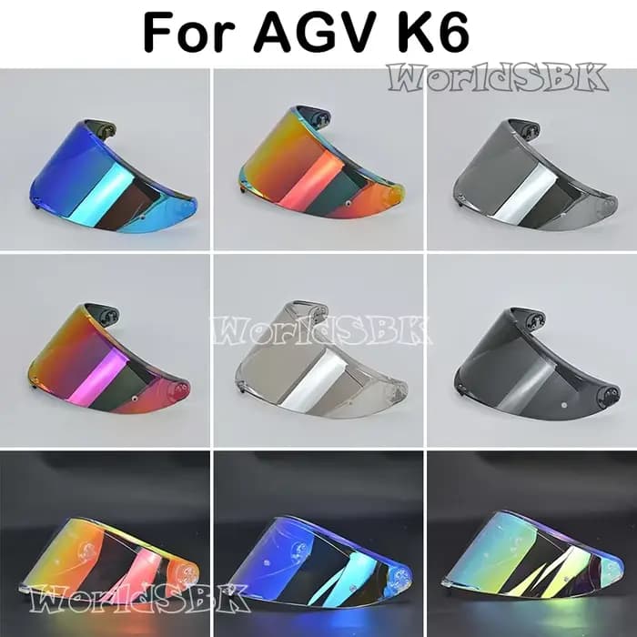 Visière de casque pour casques de moto AGV, vision nocturne, étui à lentilles pour AGV K6, lentille de casque, pare-brise, accessoires de moto