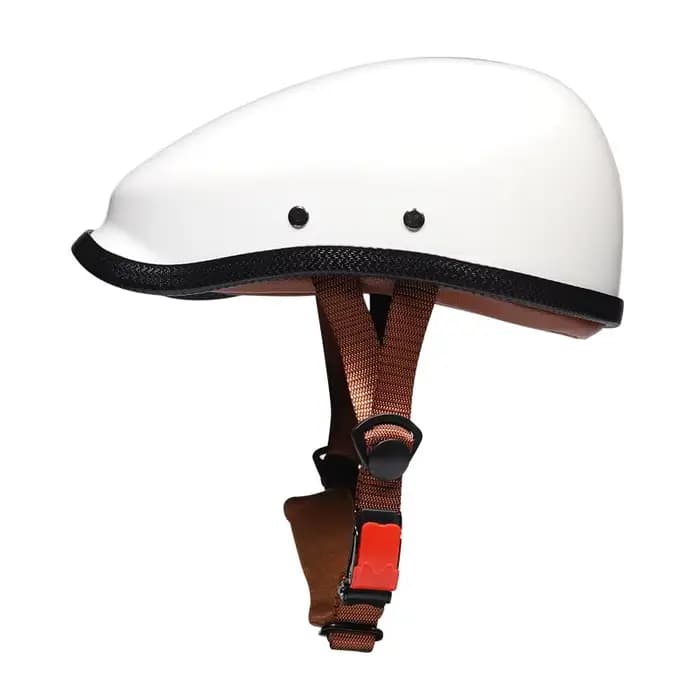 Demi-casque de chopper rétro, béret ouvert pour moto, grand bonhomme DS, scooter de haute qualité