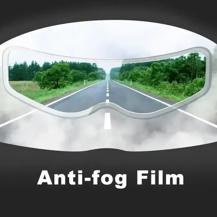 Film anti-pluie et anti-buée pour casque de moto