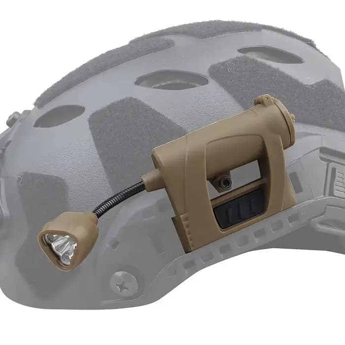 Lampe de casque tactique, 3 modes, lampe de poche LED, éclairage nocturne extérieur pour la chasse au laser, le cyclisme militaire, la pêche, lampe de casque