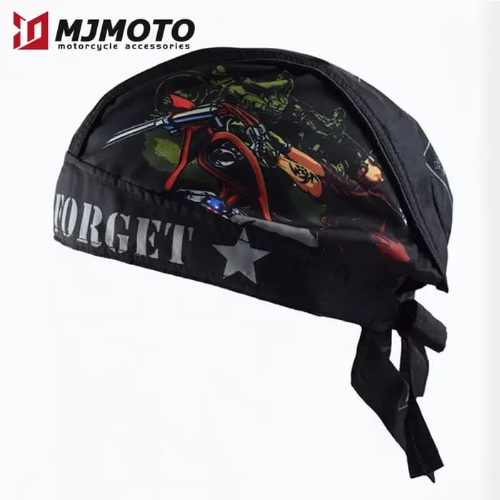 Cagoule de casque de moto rétro d'été