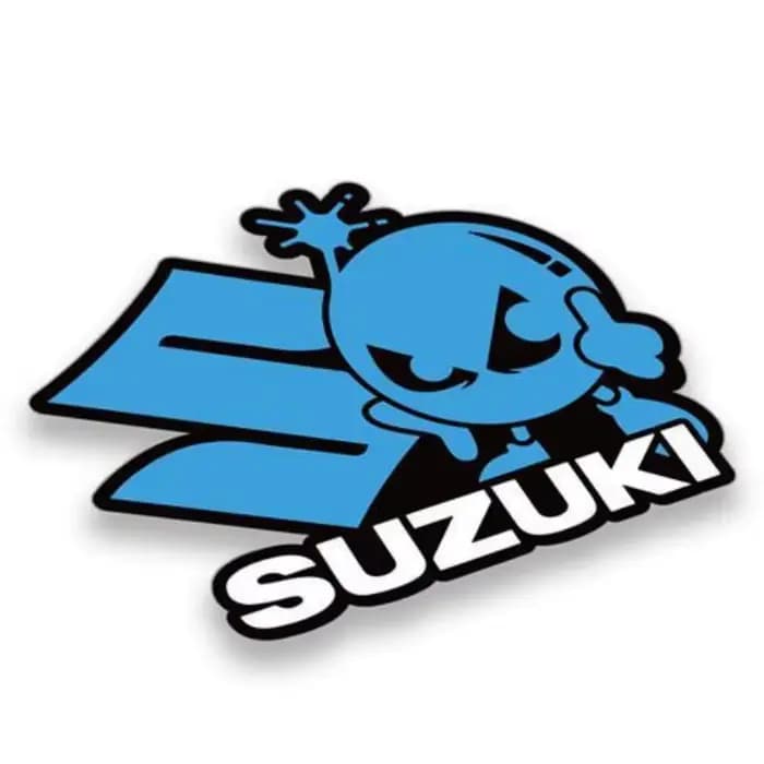 Autocollant décoratif personnalisé et amusant pour moto Suzuki
