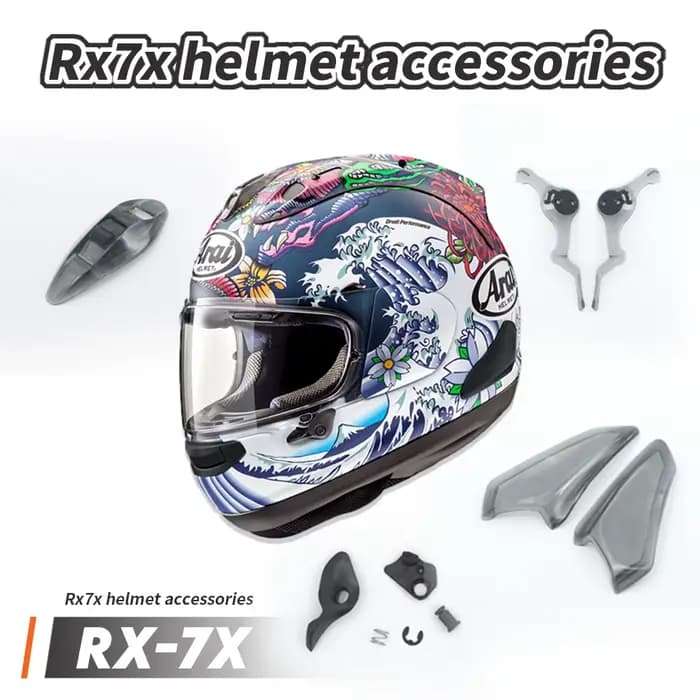 Accessoires de casque RX7X pour loquet d'objectif RX7X RX-7X
