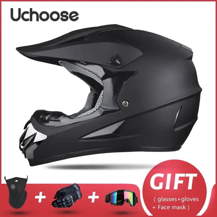 Casque de moto tout-terrain professionnel pour adultes et enfants
