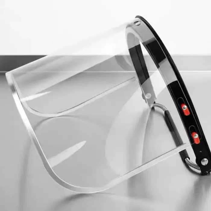 Visière de casque de sécurité anti-éclaboussures