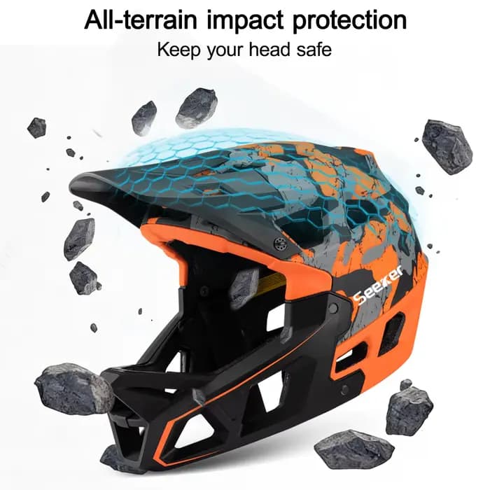 Casque intégral de vélo Seeker pour cross-country