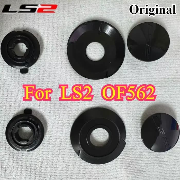 Accessoires de casque AIRFLOW pour LS2 OF562 Boucle de verrouillage/couvercle de lentille/boucle/anneau de