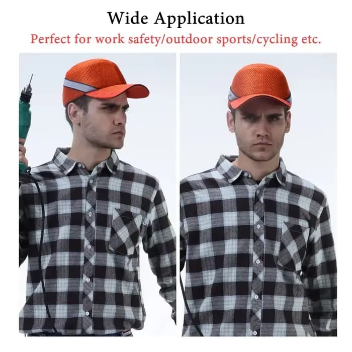 Chapeau rigide Anti-collision en tissu filet