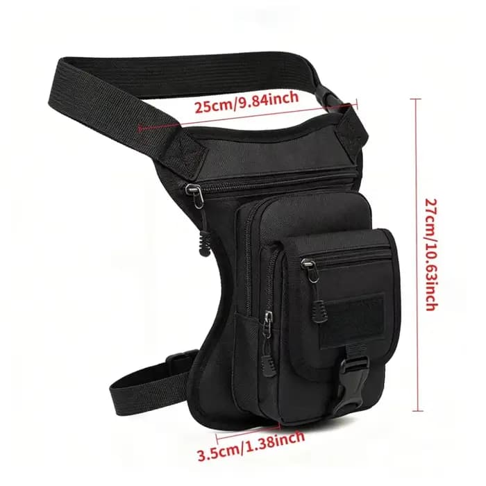 Sacoche de cuisse multifonctionnelle pour moto