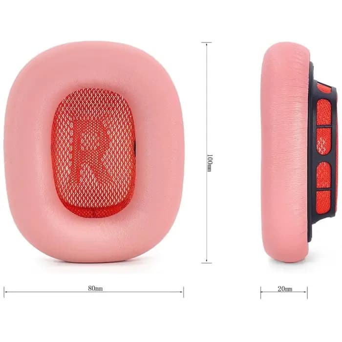 1 paire de coussinets d'oreille de remplacement pour écouteurs, éponge antibruit en mousse, protège-oreilles en peau d'agneau pour Apple Airpods Max Gen 1 2
