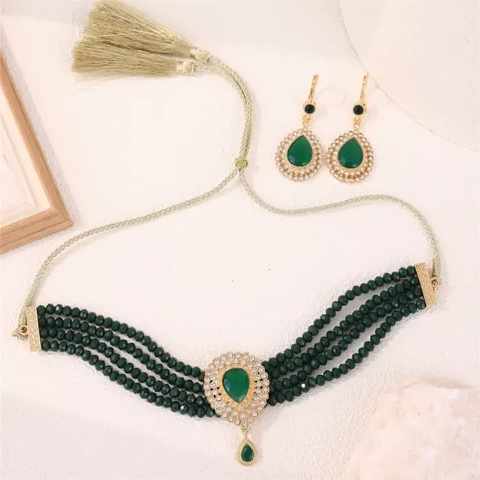Ensemble de bijoux à la mode pour femmes marocaines – Accessoires traditionnels luxueux pour les fêtes de mariage et les cadeaux de vacances