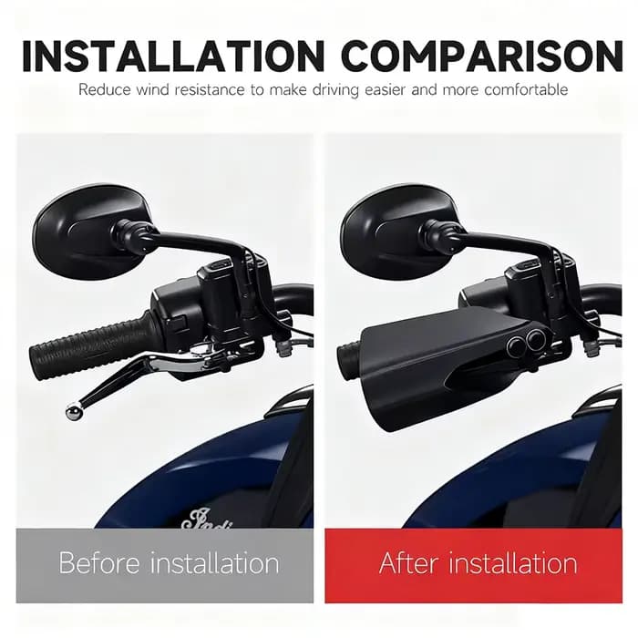 2018-2025 nouveau pour chef indien Challenger chef poursuite moto accessoires protège-mains protecteur main bouclier couverture Kits