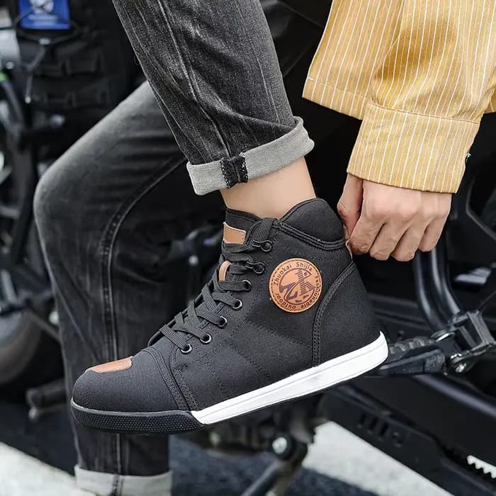 2025 bottes de moto hommes chaussures de motobiker