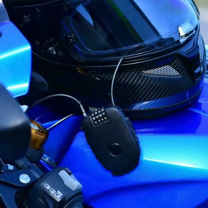 Serrure de casque de moto