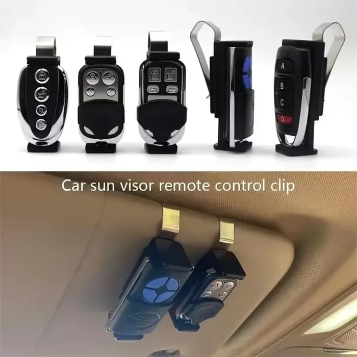 Clips de retenue de télécommande de porte de garage, porte-clés à distance, supports de voiture, support de télécommande, clip de visière