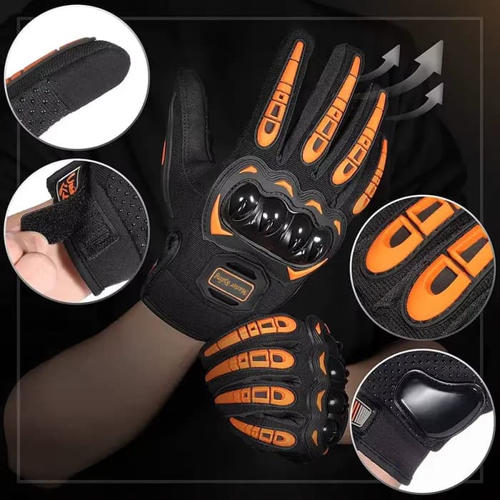 Gants de moto professionnels pour hommes et femmes