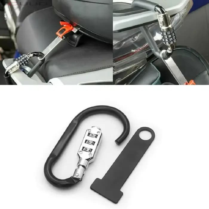 Serrure de casque de moto antivol