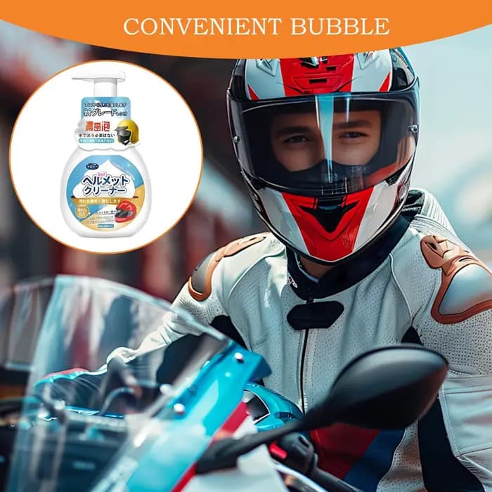 Nouveau Nettoyant Mousse pour Casque Moto Nettoyage à Sec du Doublure Intérieure 300ml Détachant pour Gants