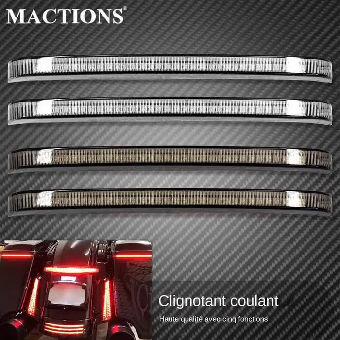 Sac de selle Led pour moto