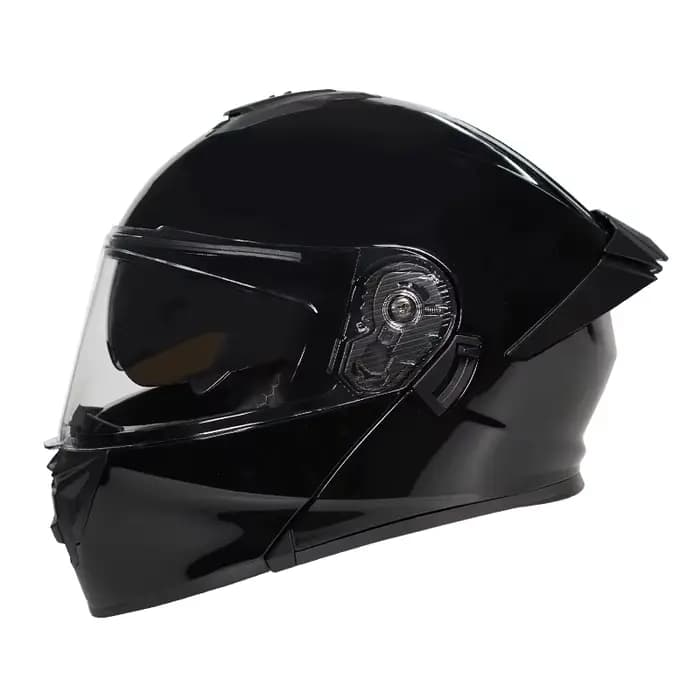 Casque de moto tout-terrain personnalisé avec double lentilles élégantes pour les deux genre