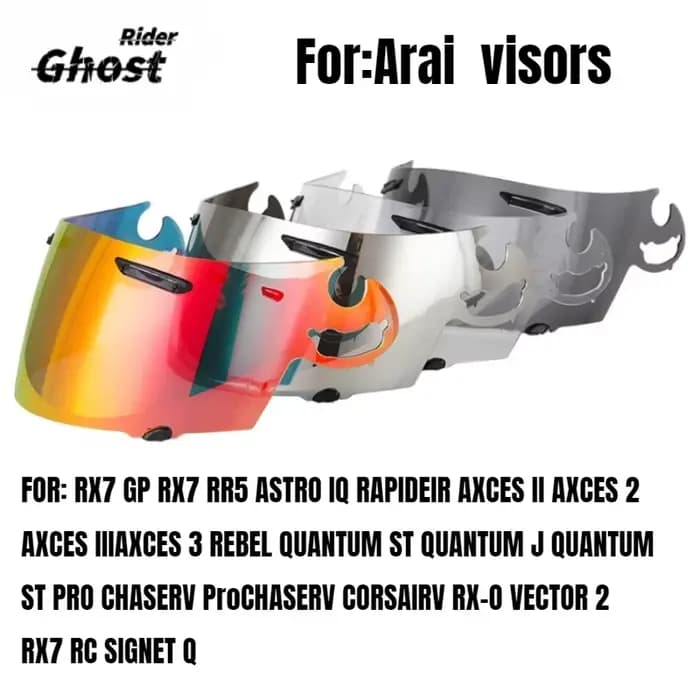 Visière pour Arai RX7 GP RX7 RR5 ASTROIO RAPIDEIR AXCES II