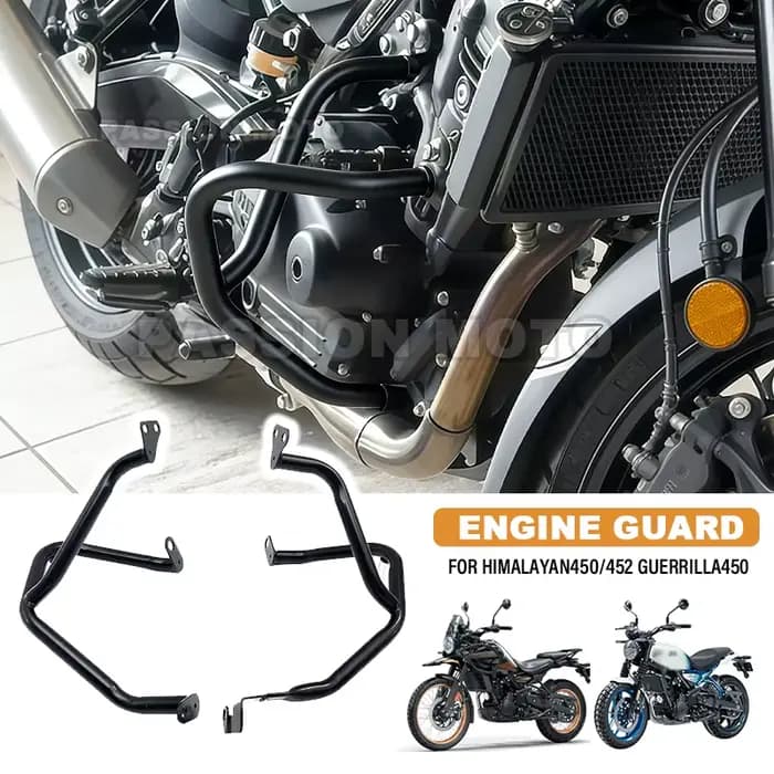 Crashbars pour Himalayan 450 452 Himalayan450 Guerrilla450 2024 2025 – Barres de protection moteur