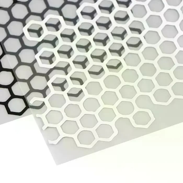 Autocollants de casque en nid d'abeille pour moto