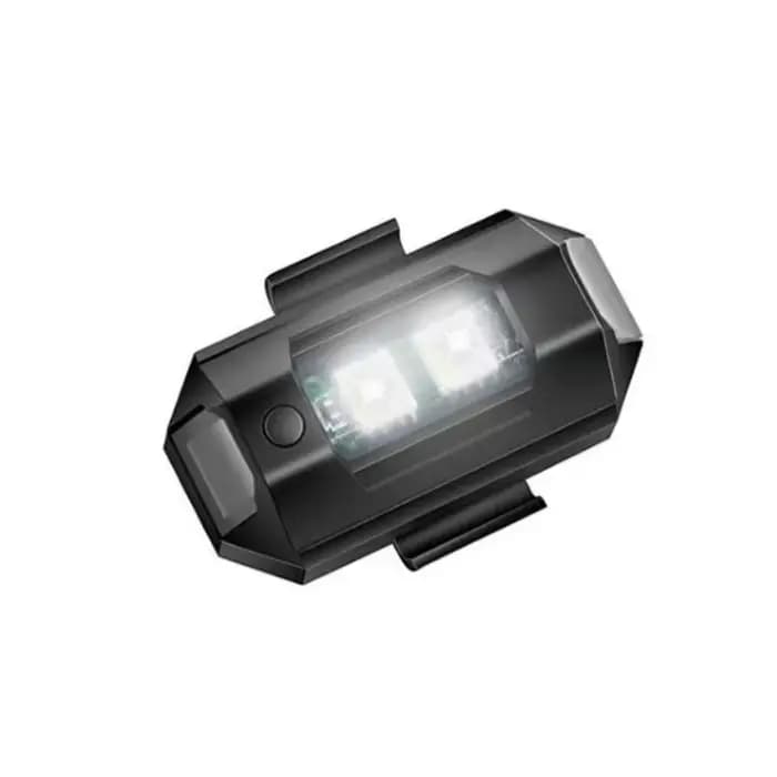 Lumières de moto Drone lumière stroboscopique USB LED Anti-Collision vélo avion nuit volant Mini clignotant voyant d'ave