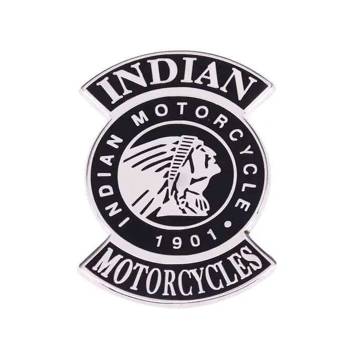 Badge avec Logo du groupe de cavaliers indien-moto-est.1901, épingle en métal Vintage, amoureux des fans de Club, collection de décoration, accessoires de style