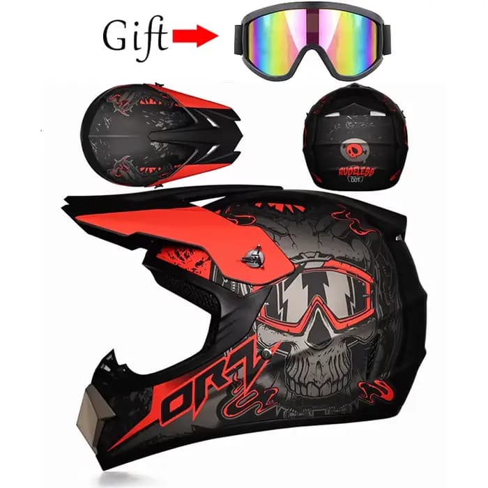 Casque de moto tout-terrain pour course