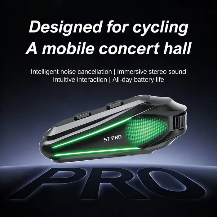 Nouveau casque de moto S7 Pro avec interphone