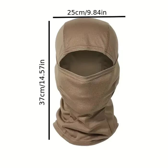 Cagoule tactique coupe-vent pour vélo