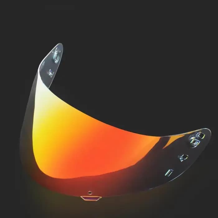 Bouclier optique IBurgos IC-04 airframe Pro Airmada airform casque visière bleu iridium rouge chrocloser moto intégral