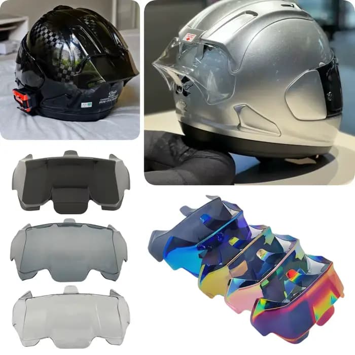 Accessoire de garniture arrière pour casque de moto Arai RX-7X