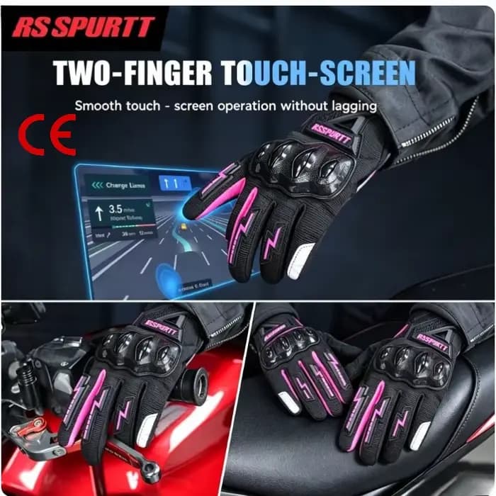 Gants de moto RS14 pour l'été